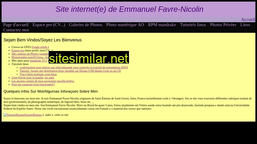 Emmanuelfavrenicolin similar sites