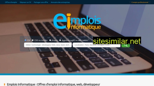 emplois-informatique.fr alternative sites