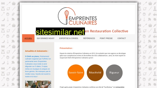 empreintes-culinaires.fr alternative sites