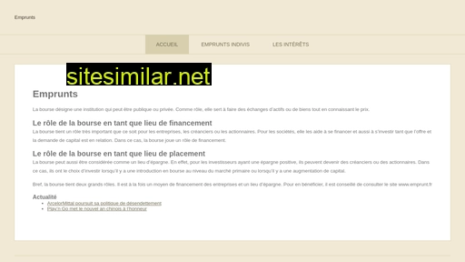 emprunts.fr alternative sites