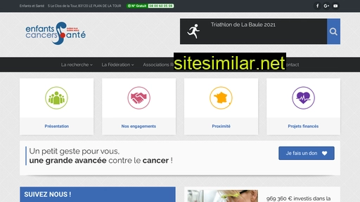 enfants-cancers-sante.fr alternative sites