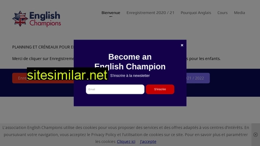 englishchampions.fr alternative sites