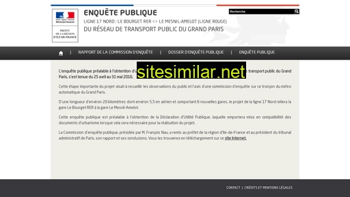 enquetepubliqueligne17nord.fr alternative sites