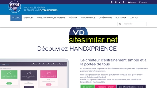 entrainement-handball.fr alternative sites