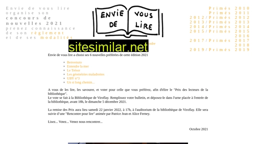 enviedevouslire.fr alternative sites
