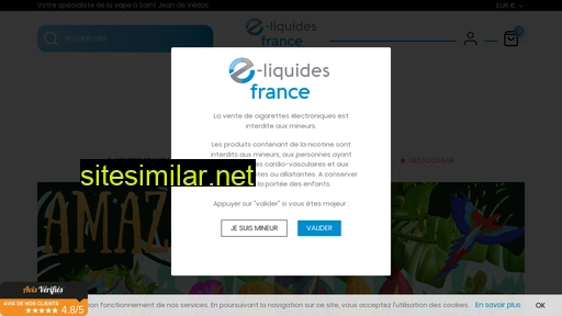 E-liquidesfrance similar sites