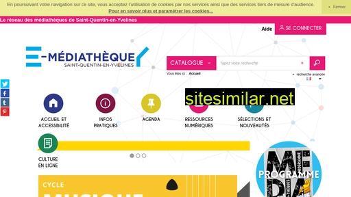 e-mediatheque.sqy.fr alternative sites