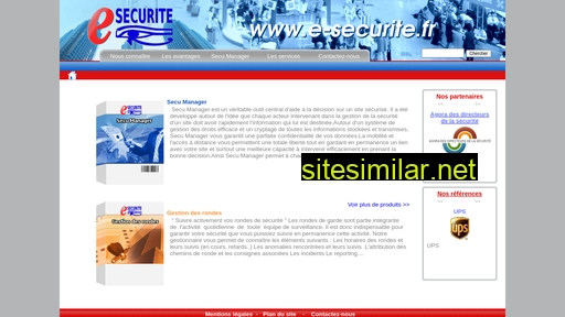 E-securite similar sites