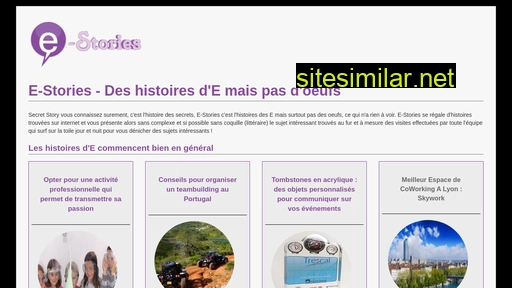 e-stories.fr alternative sites