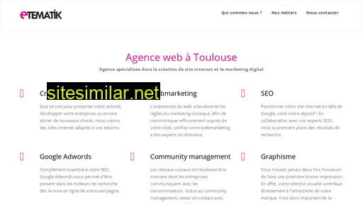 e-tematik.fr alternative sites