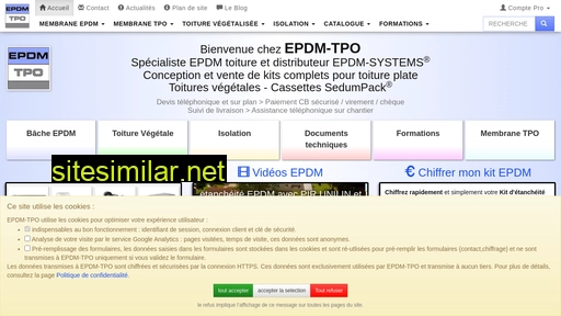 epdm-tpo.fr alternative sites