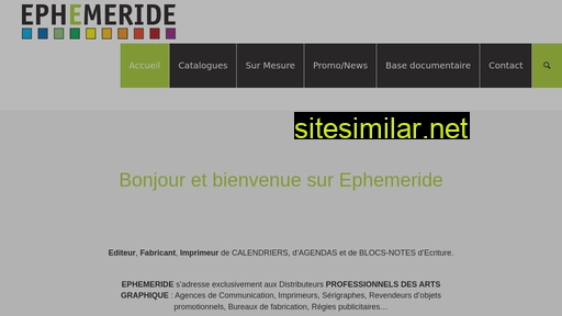 Ephemeride-edition similar sites