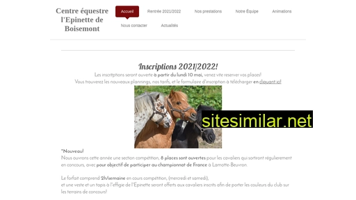 epinettedeboisemont.fr alternative sites