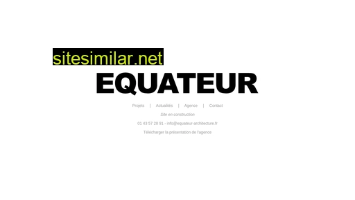 equateur-architecture.fr alternative sites