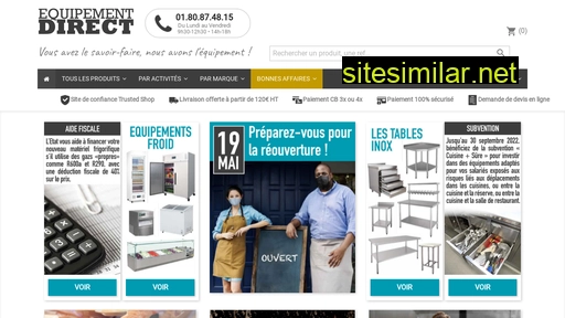 equipement-direct.fr alternative sites