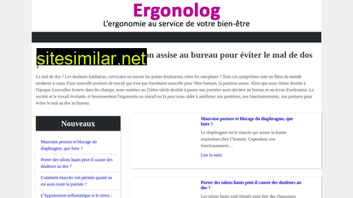 ergonolog.fr alternative sites
