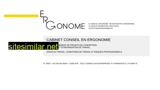 ergonome.fr alternative sites