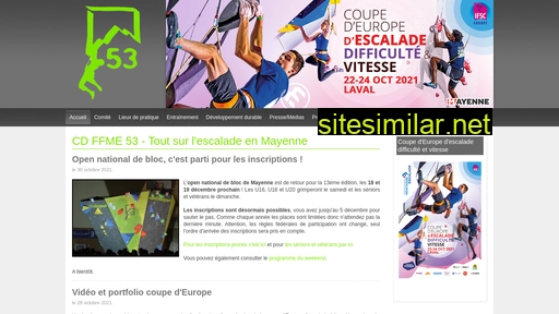 escaladeenmayenne.fr alternative sites