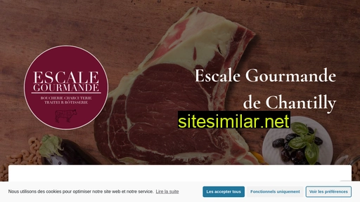 escale-gourmande-chantilly.fr alternative sites