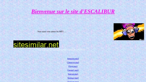 escalibur.free.fr alternative sites