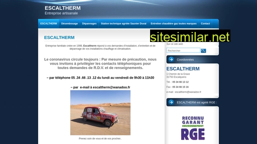 escaltherm.fr alternative sites