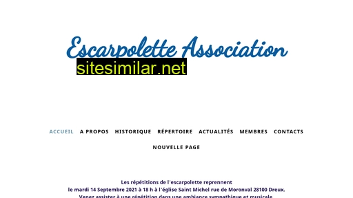 escarpoletteassociation.fr alternative sites