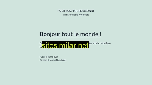 escalesautourdumonde.fr alternative sites