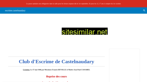 escrime-castelnaudary.fr alternative sites