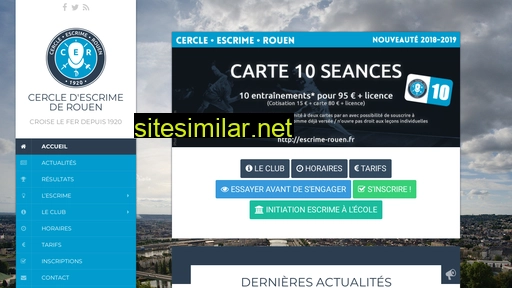 escrime-rouen.fr alternative sites