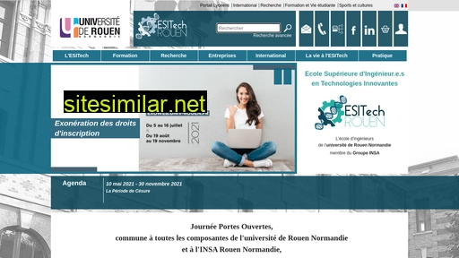 esitech.univ-rouen.fr alternative sites