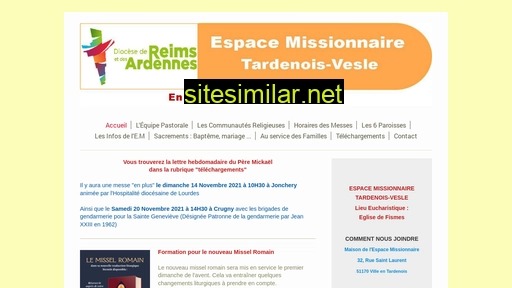 espace-missionnaire-tardenois-vesle.fr alternative sites