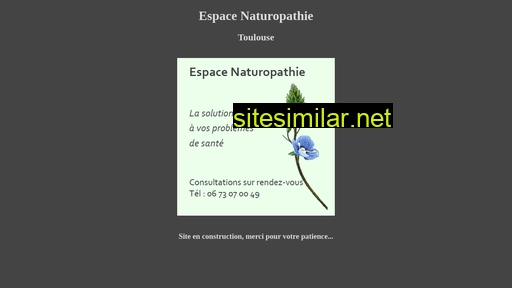 Espace-naturopathie similar sites