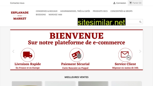 esplanademarket.fr alternative sites