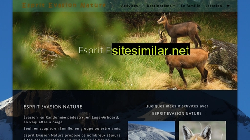 esprit-evasion-nature.fr alternative sites
