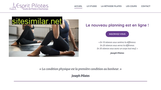 esprit-pilates.fr alternative sites