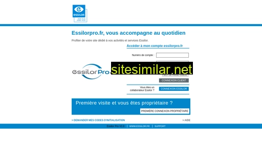 essilorpro.fr alternative sites