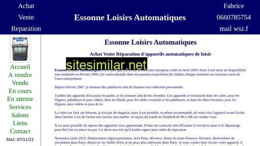 Essonne-loisirs-automatiques similar sites