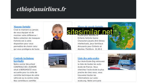 ethiopianairlines.fr alternative sites