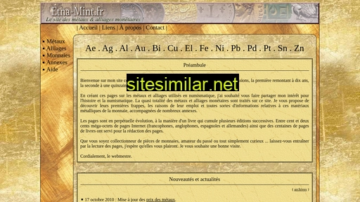 etna-mint.fr alternative sites