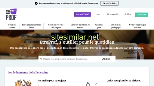 etreprof.fr alternative sites