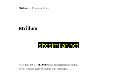 Etrillum similar sites