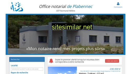 etude-normand-plabennec.notaires.fr alternative sites