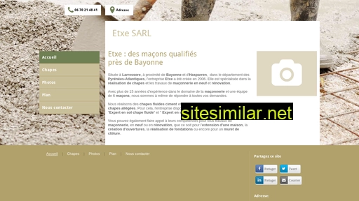 etxe-chape-bayonne.fr alternative sites