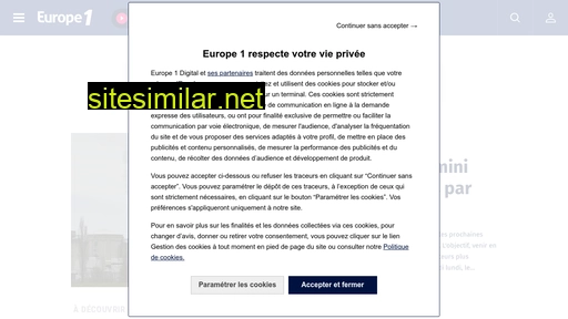 europe1.fr alternative sites