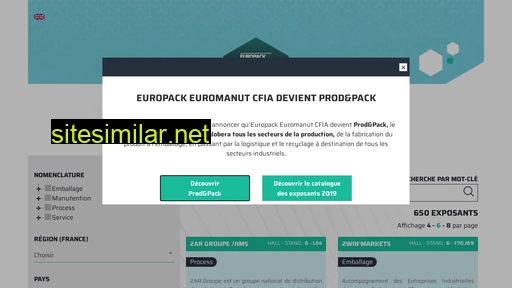europack-euromanut-cfia.fr alternative sites