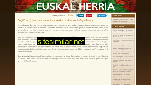 Euskalherria similar sites