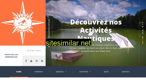 evasioncablepark.fr alternative sites