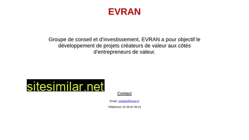 evran.fr alternative sites