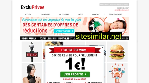 excluprivee.fr alternative sites
