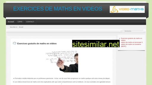 exercices-maths.fr alternative sites